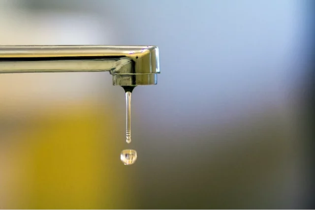 faucet dripping after water turned off