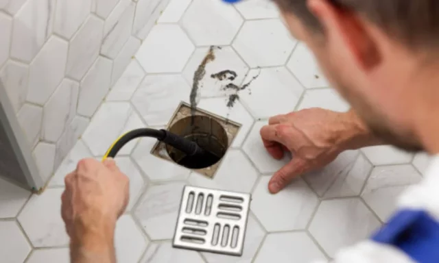shower drain odor