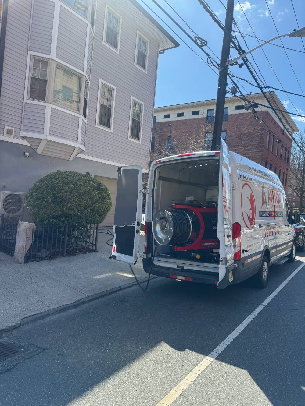 Anton Plumbing service van