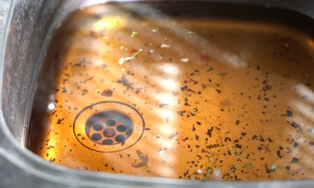 cleaning sink drain odor