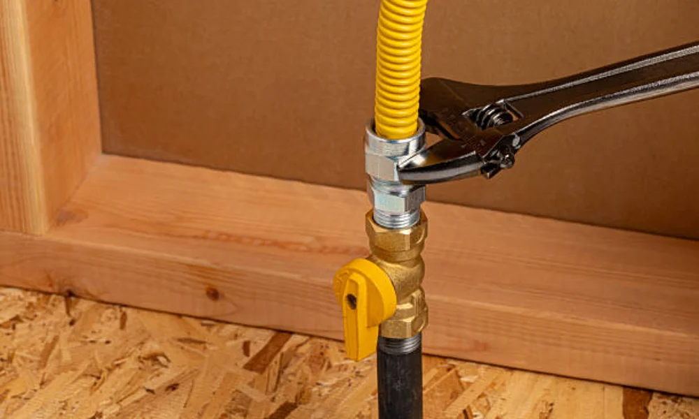 how to fix a leaking gas pipe joint
