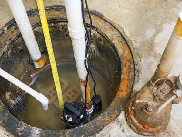 unclog sump pump