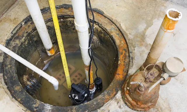 unclog sump pump