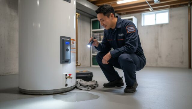 Water Heater Leaking from Bottom in Old Bridge? Emergency Troubleshooting & Repair Guide (2026)