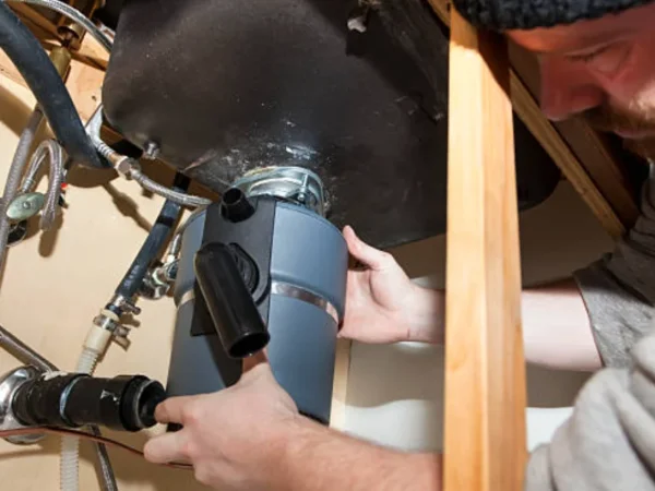 garbage disposal installation