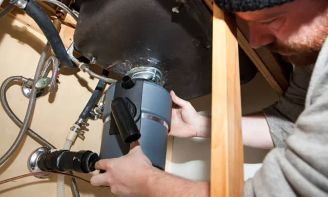 garbage disposal installation