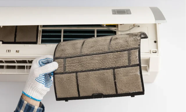 dirty air conditioner filter