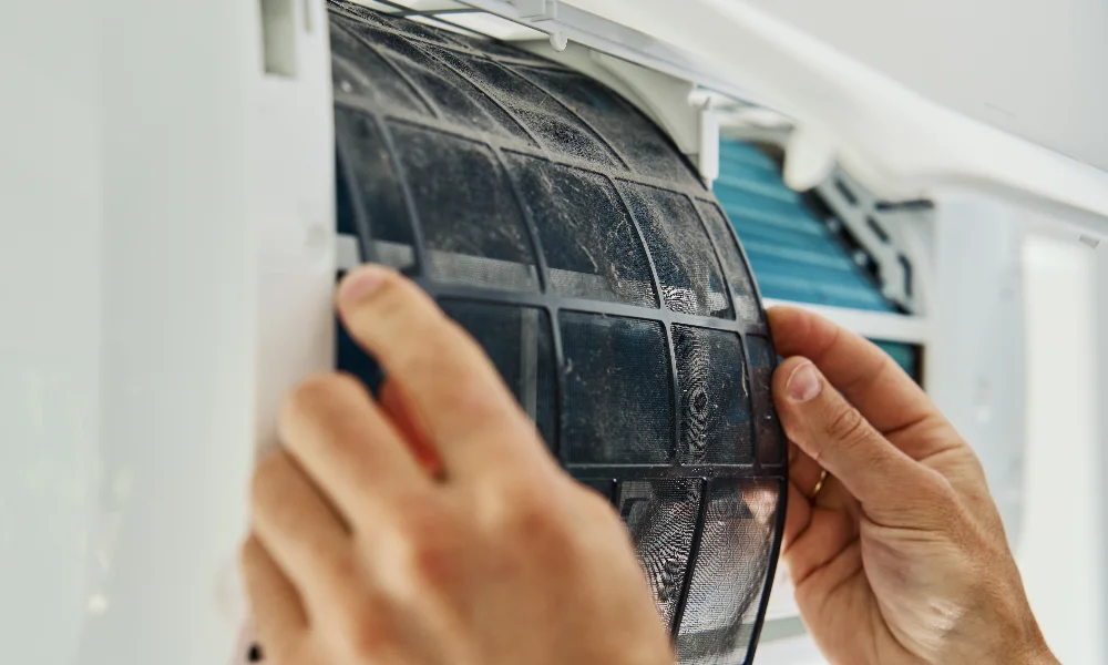 can a dirty air conditioner filter make you sick
