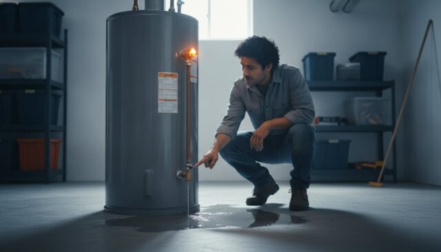 Water Heater Leaking from Bottom in Old Bridge: Repair vs. Replace Guide